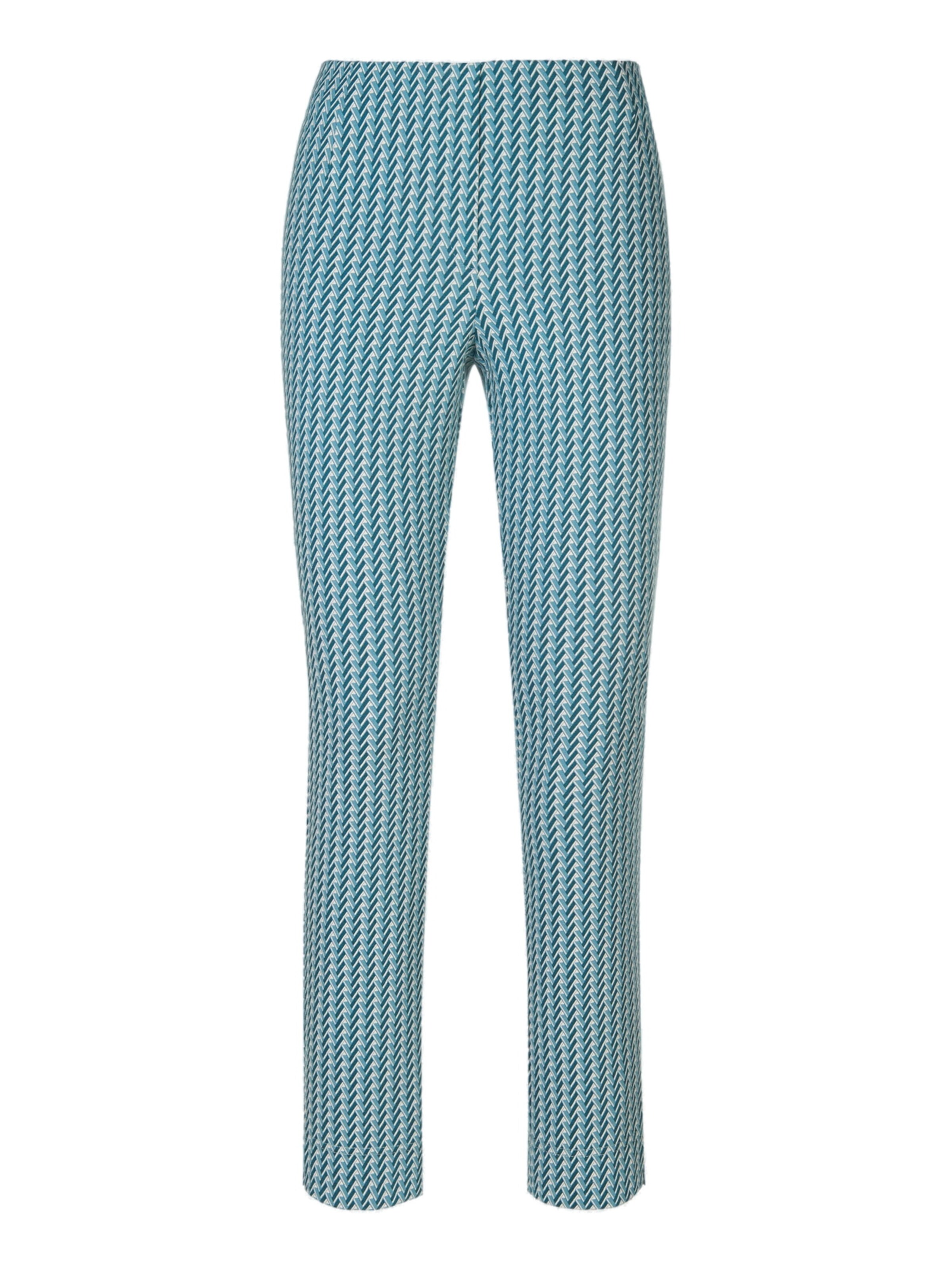 Coupe slim Pantalon MADELEINE en bleu : devant