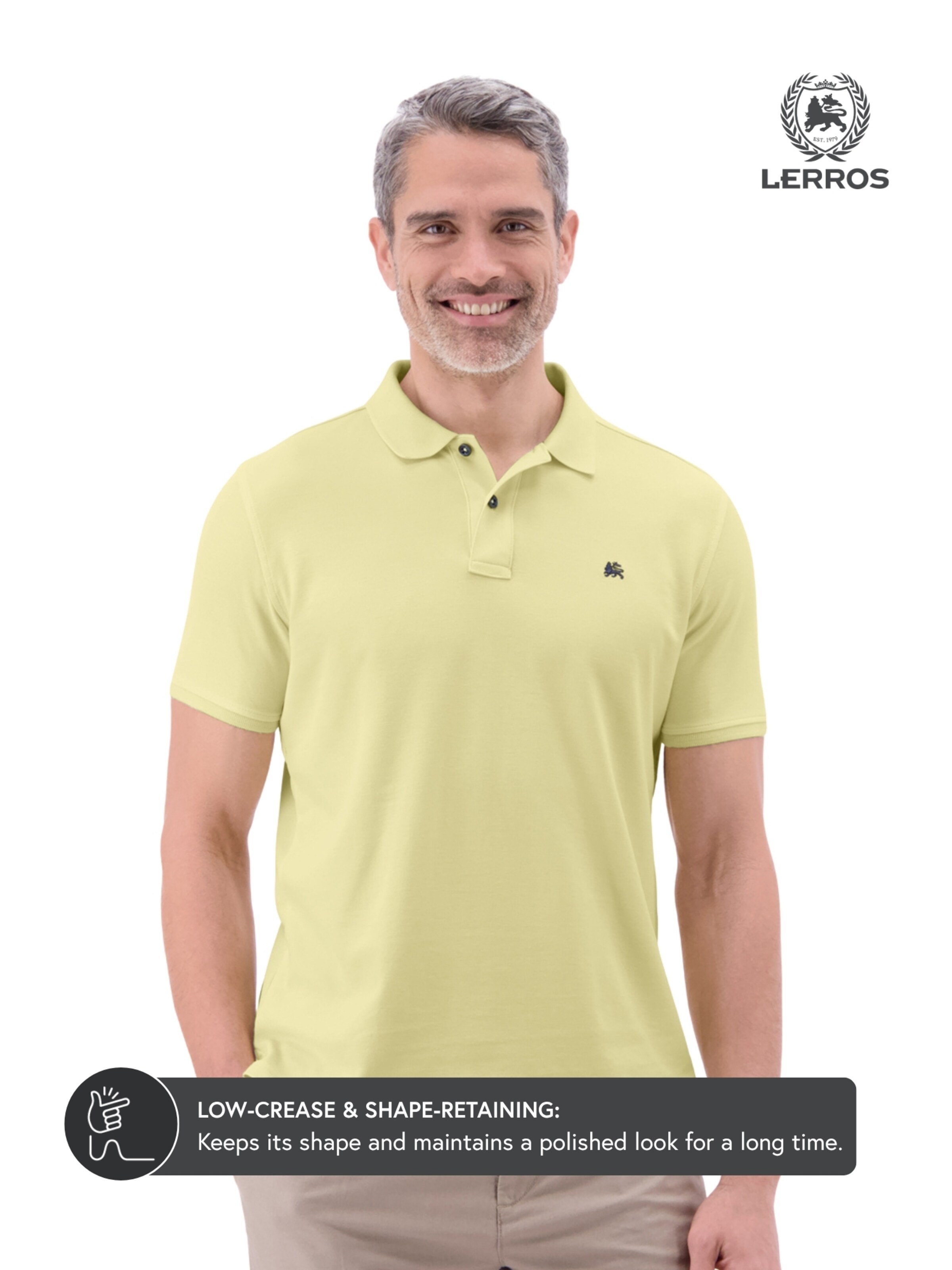 LERROS Shirt in Yellow