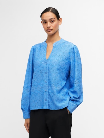 OBJECT - Blusa 'FEODORA MARIKA' em azul: frente