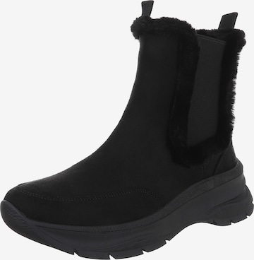 Ital-Design Ankle Boots in Black: front