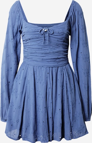 HOLLISTER Kleid 'CHASE' in Blau: predná strana