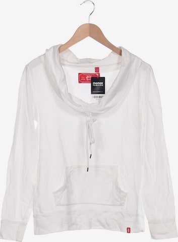 ESPRIT Sweatshirt & Zip-Up Hoodie in M in White: front