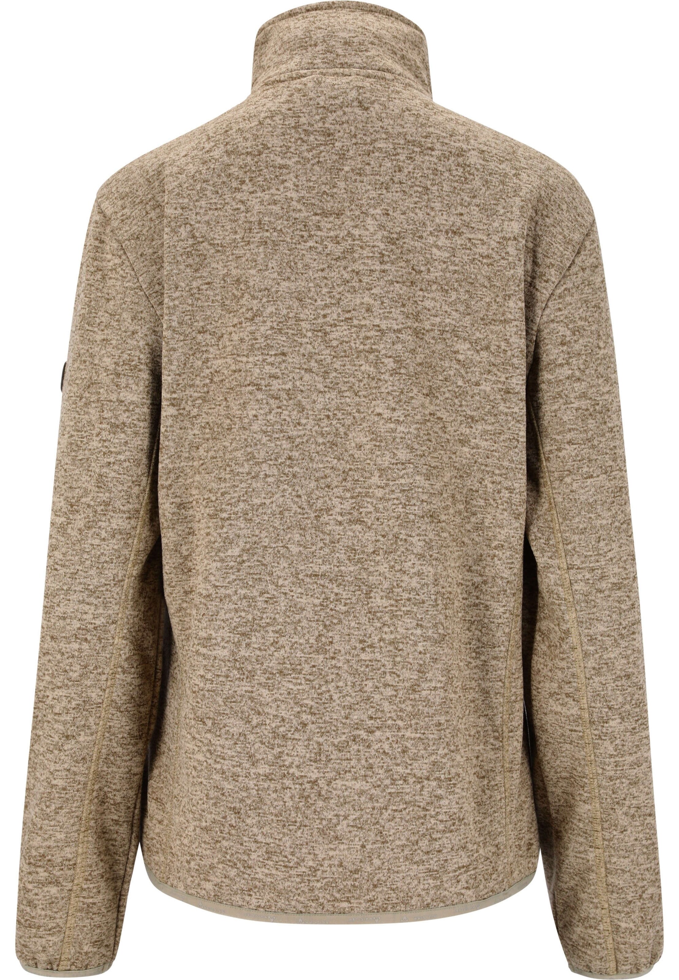 Whistler Athletic fleece jacket 'SAMANI' in Brown