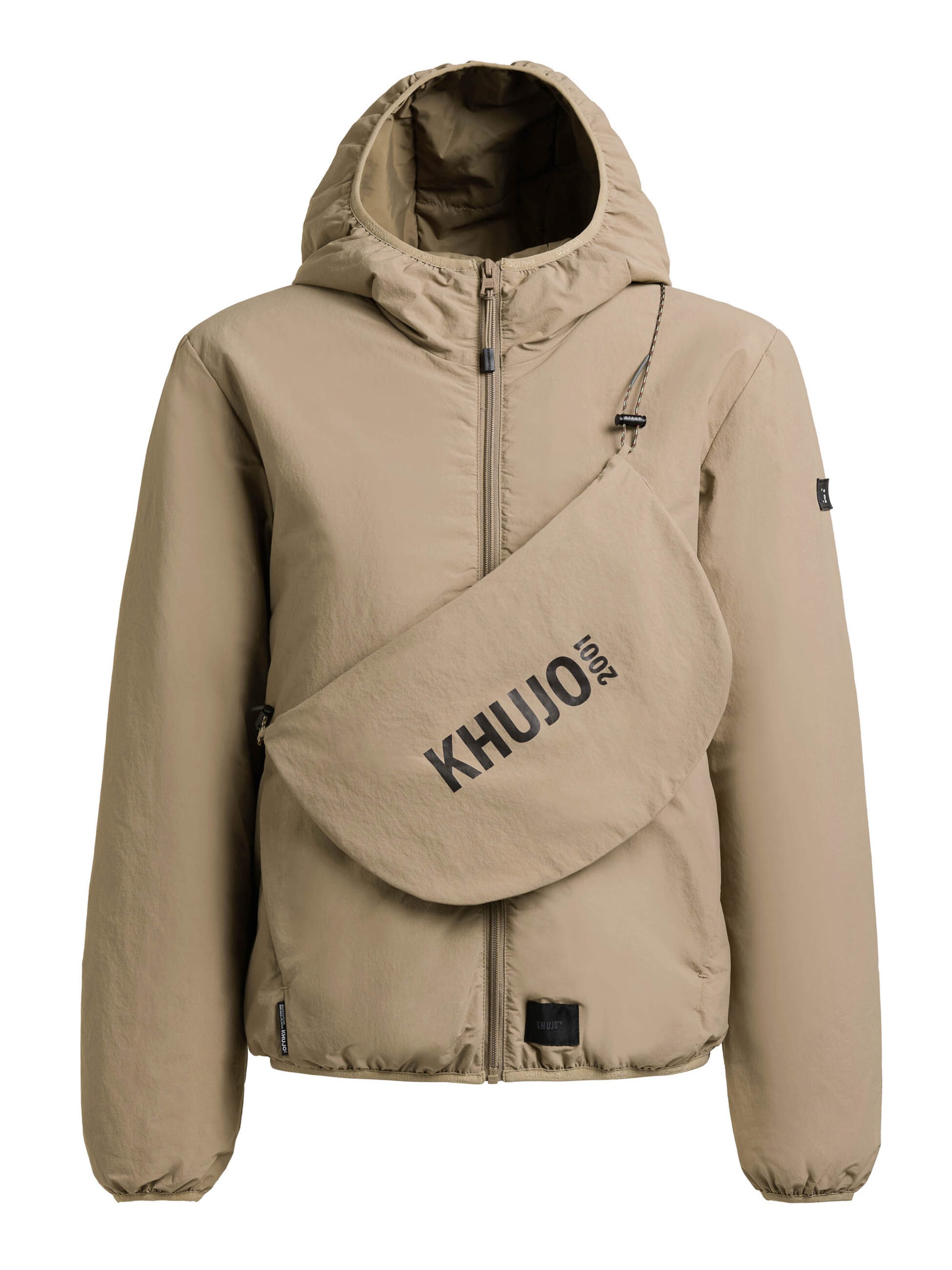 khujo Φθινοπωρινό και ανοιξιάτικο μπουφάν 'SHELLY2' σε μπεζ: μπροστά