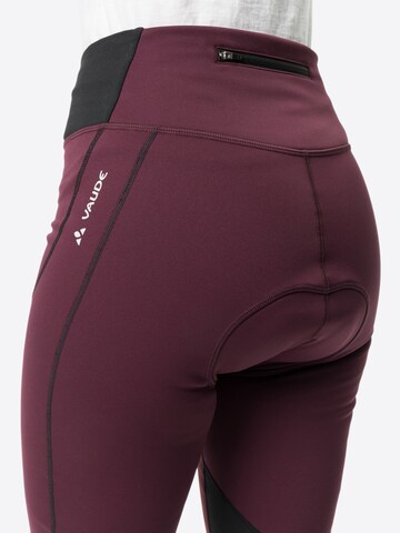 VAUDE Slimfit Sportbroek 'Posta' in Rood