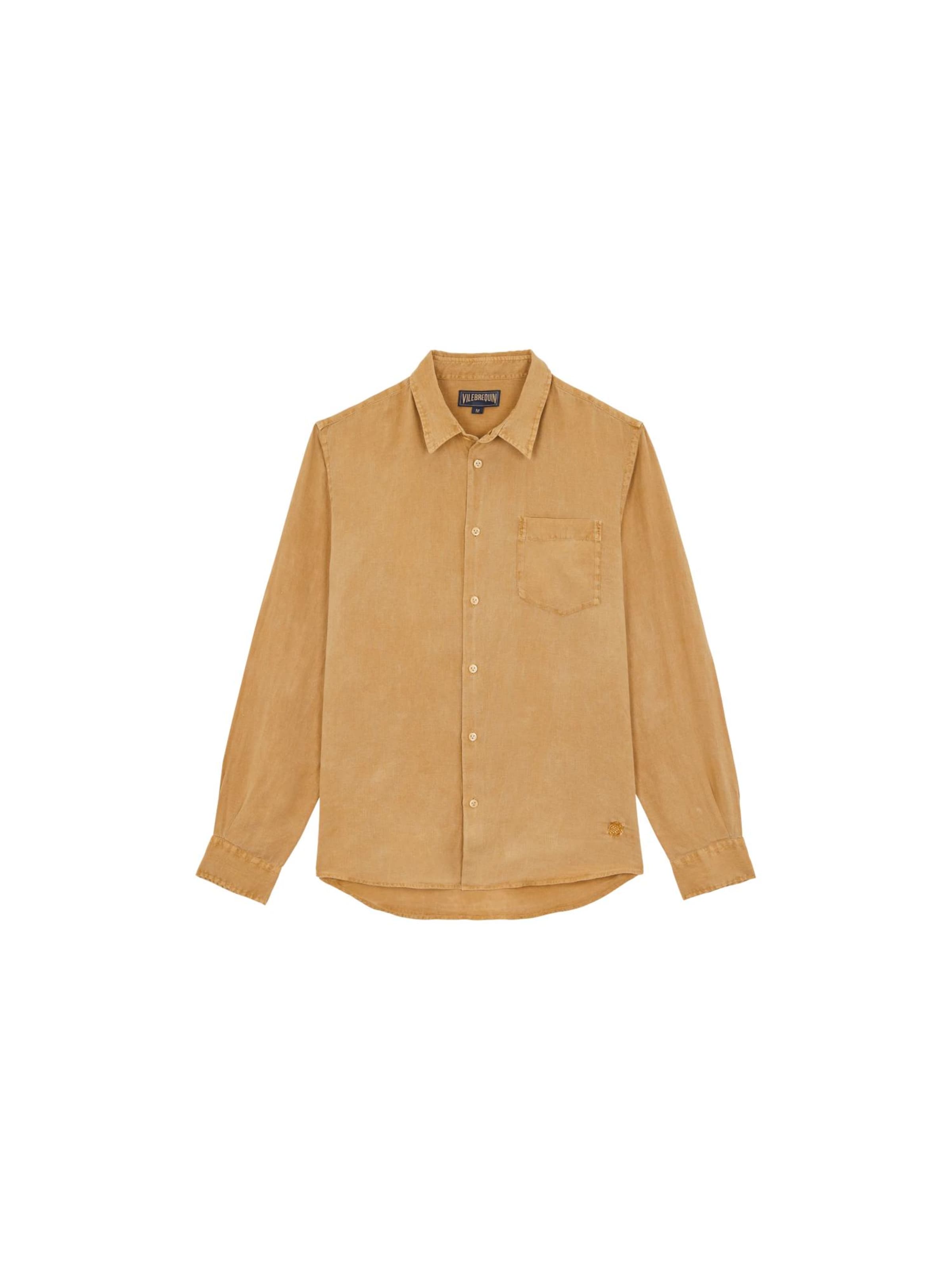 Vilebrequin - Ajuste regular Camisa en marrón: frente