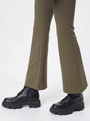 VERO MODA Flared Trousers in Green