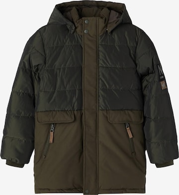 NAME IT Winter Jacket 'Manuel' in Green: front