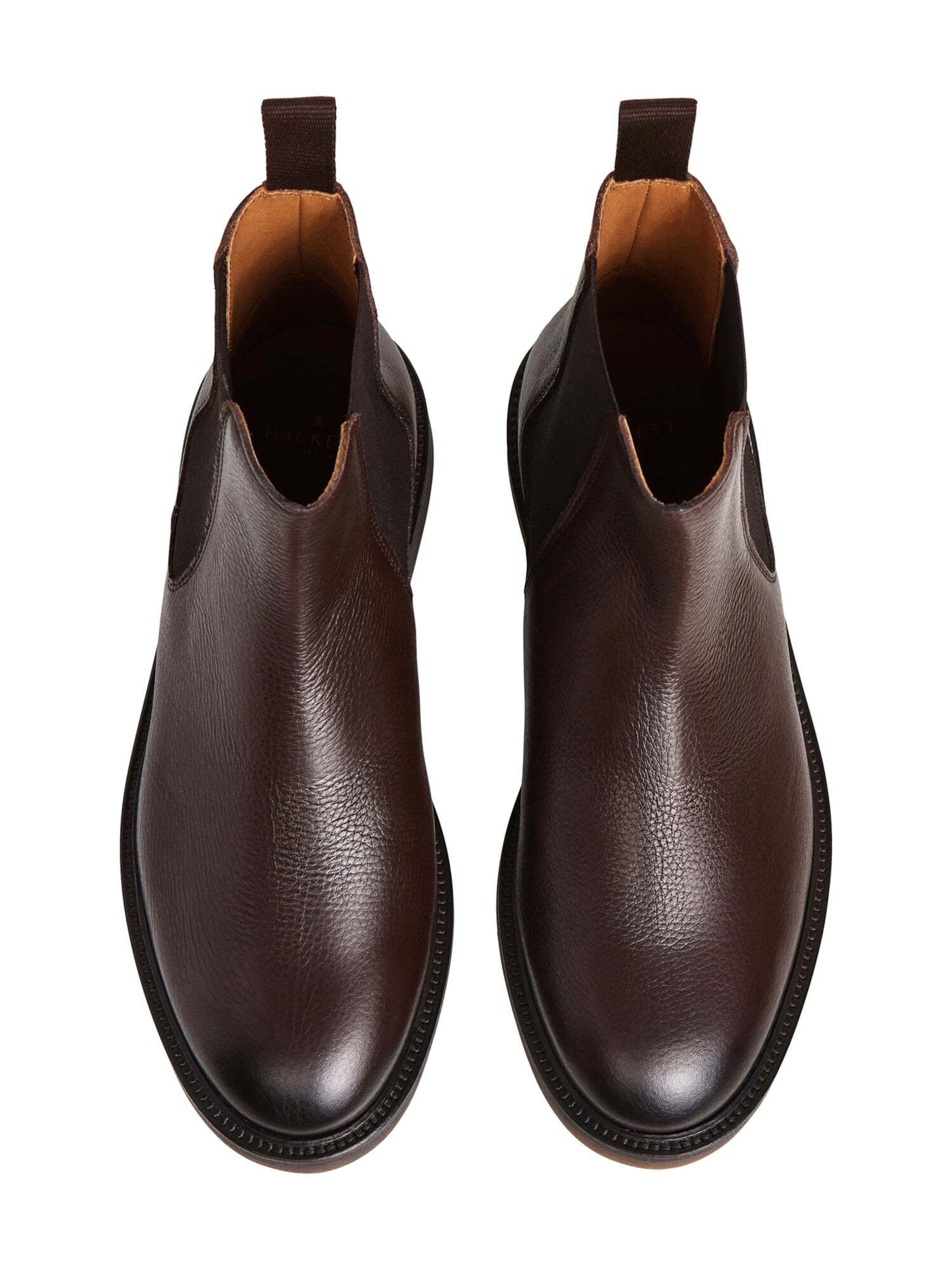Hackett London Chelsea boots in Brown