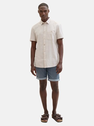 TOM TAILOR Slimfit Shorts 'Josh' in Blau