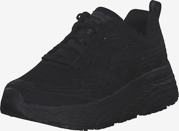 Baskets basses SKECHERS en noir : devant