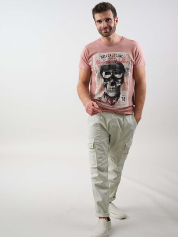 T-Shirt 'Clem' Deeluxe en rose