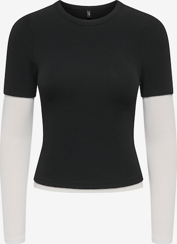 ONLY Shirt 'DUBLA' in Schwarz: Vorderseite