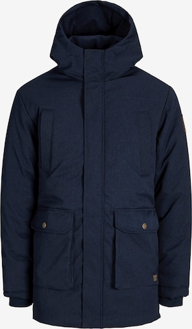 JACK & JONES Winterparka in Blauw: voorkant