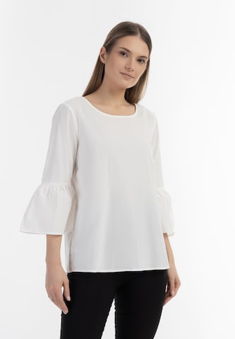 Camicia da donna 'Iridia' di RISA in bianco: frontale