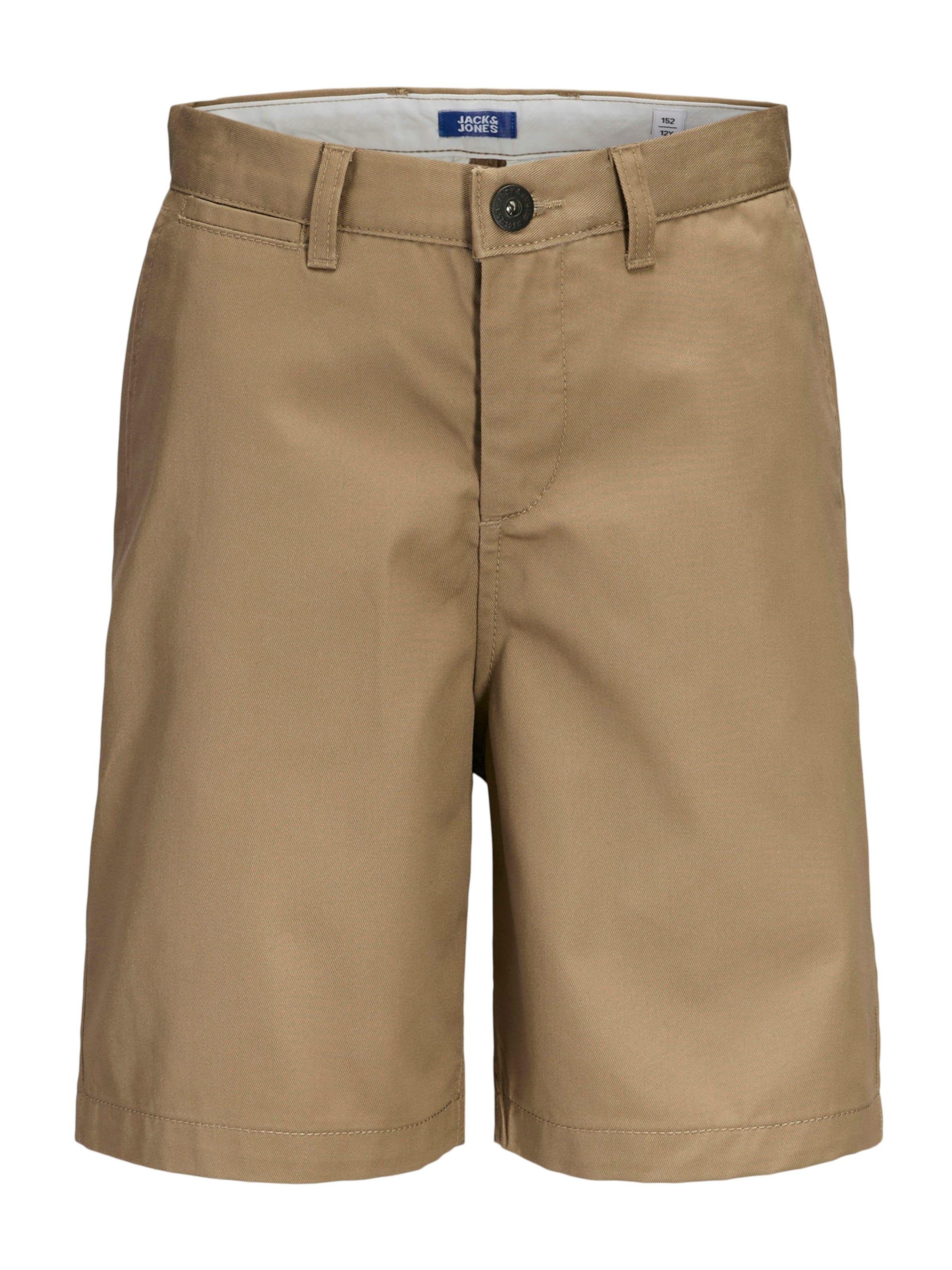 Jack & Jones Junior Baggy Παντελόνι 'JPSTOWEN DREW' σε μπεζ: μπροστά