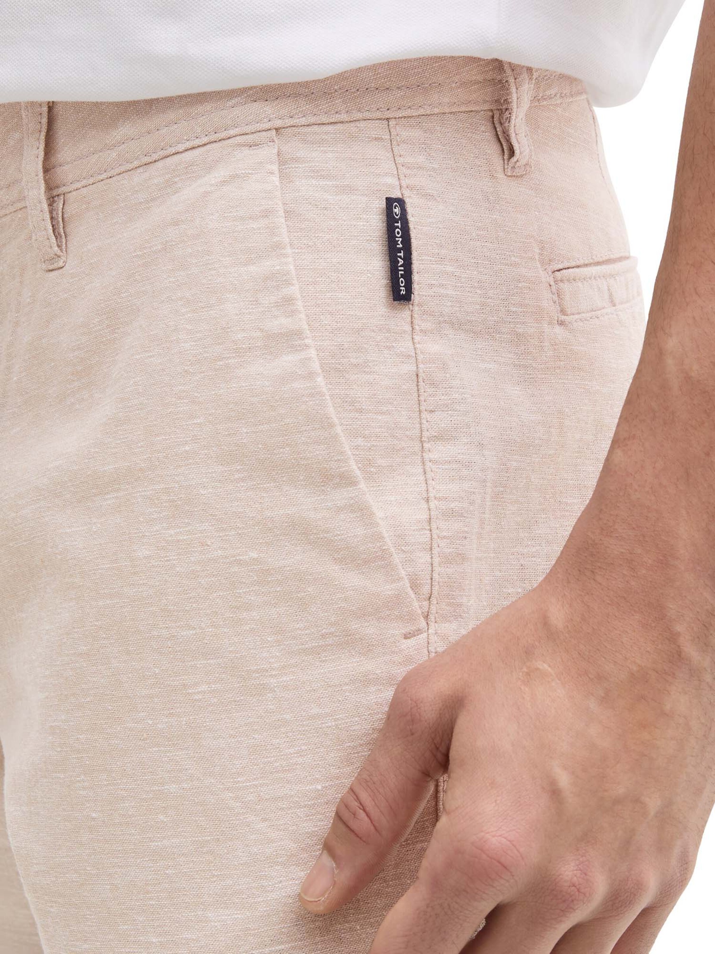 Regular Pantalon chino TOM TAILOR en beige