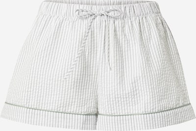Hunkemöller Shorts in grau / weiß, Produktansicht