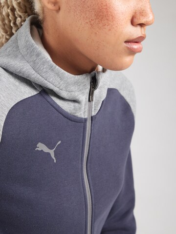PUMA Sportssweatjakke 'TeamCUP' i blå