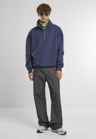 Sweat-shirt Prohibited en bleu