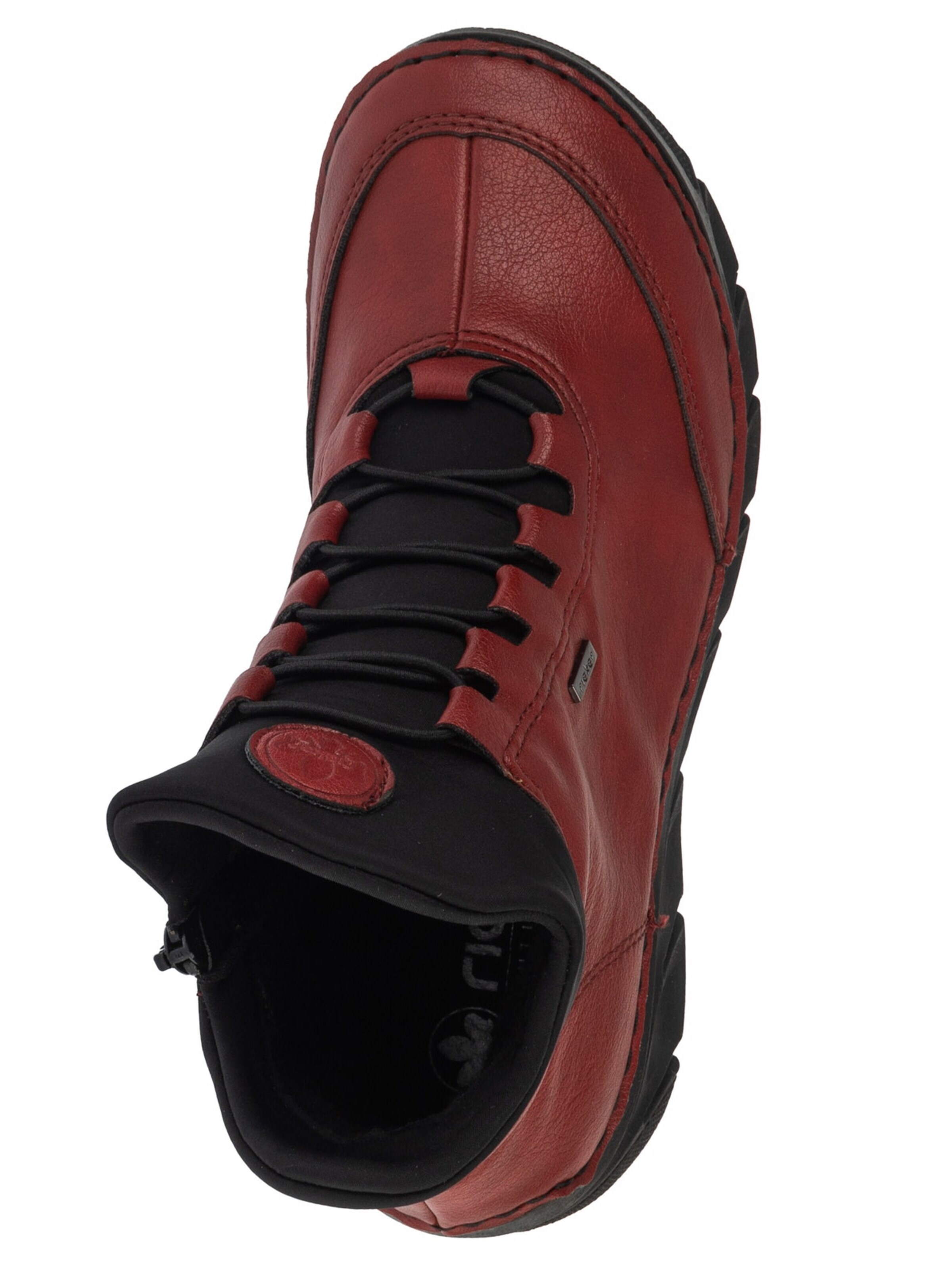 Rieker Lace-up boot 'Rieker Booties 55069' in Red