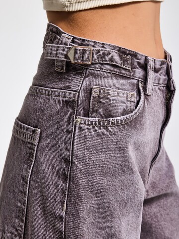 IT'S BASIC Loosefit Jeans 'Skater Mid Rise Jeans' in Bruin