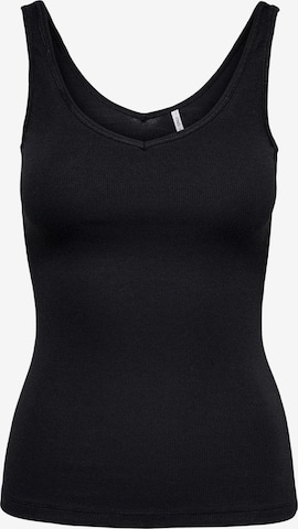 ONLY Top 'Clean Life' in Black: front