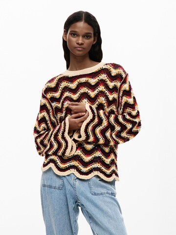 Pullover di Desigual in beige: frontale