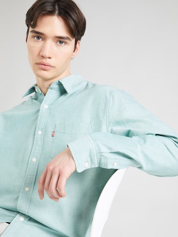 LEVI'S ® Regular fit Button Up Shirt 'SUNSET' in Green