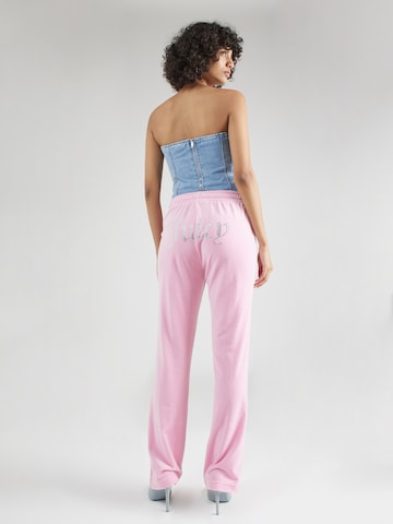 Juicy Couture Loosefit Παντελόνι 'Tina' σε ροζ