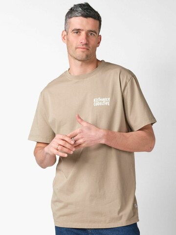 Klitmøller Regular fit Button Up Shirt ' Adi ' in Beige: front