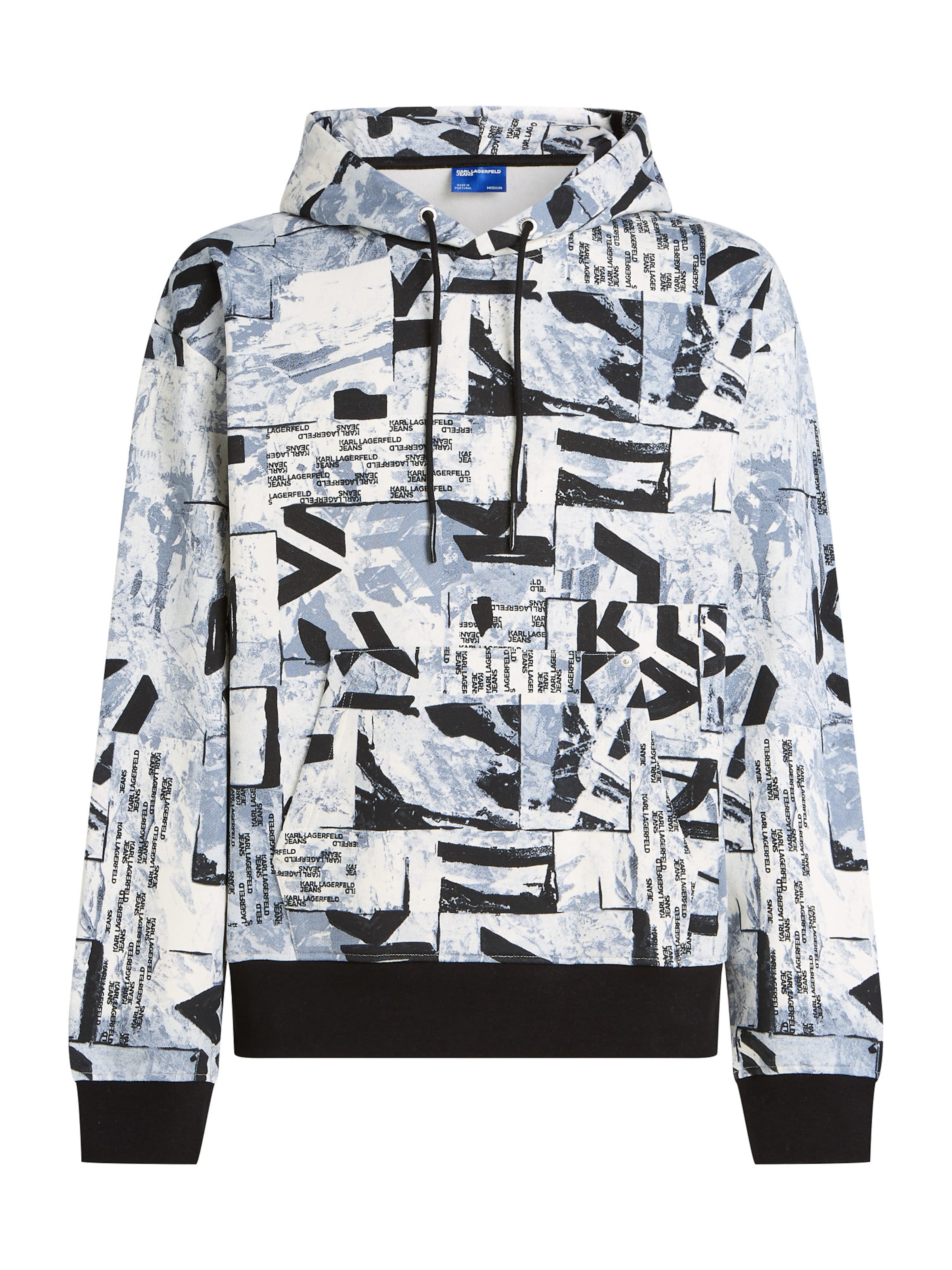 KARL LAGERFELD JEANS Bluzka sportowa w kolorze biały: przód