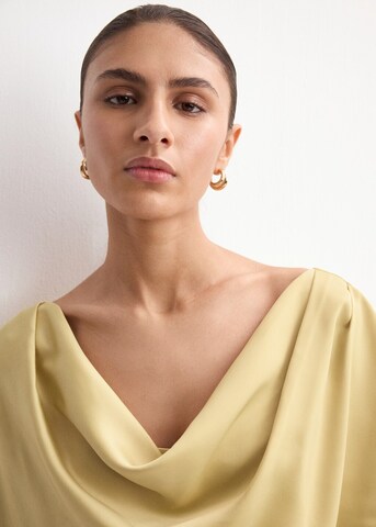 MANGO Evening Dress in Yellow