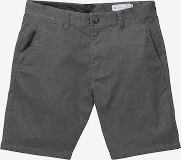 Regular Pantalon chino 'Frickin' Volcom en gris : devant