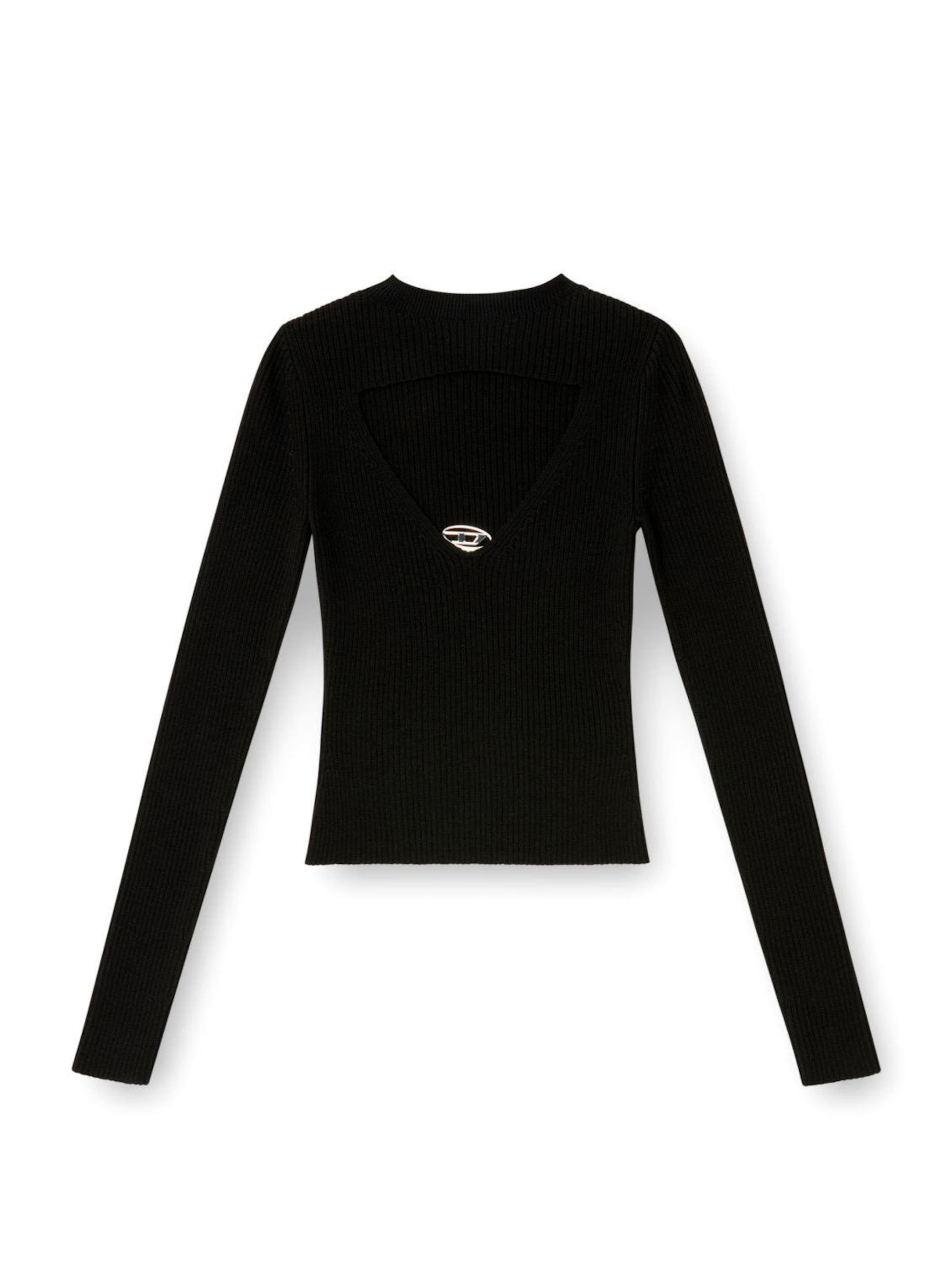 DIESEL - Sudadera en negro: frente