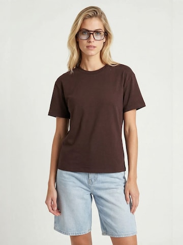 T-shirt Happiness İstanbul en marron : devant