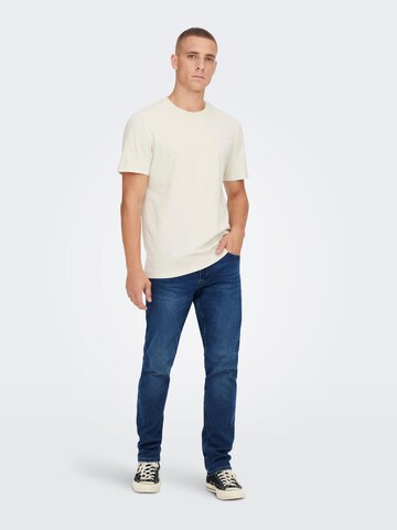 Only & Sons Regular Jeans 'Weft' in Blau