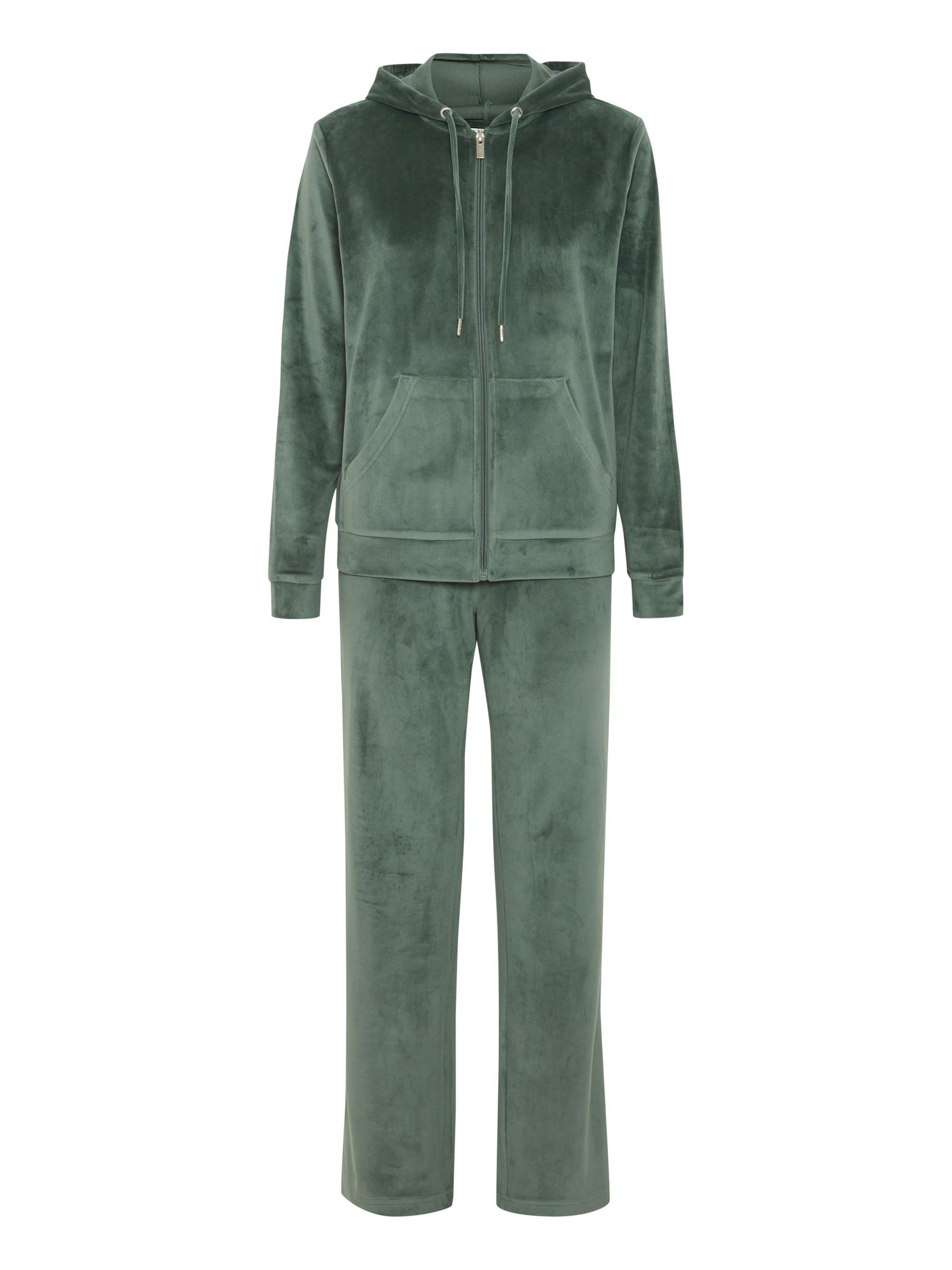 b.young - Fato de jogging em verde: frente