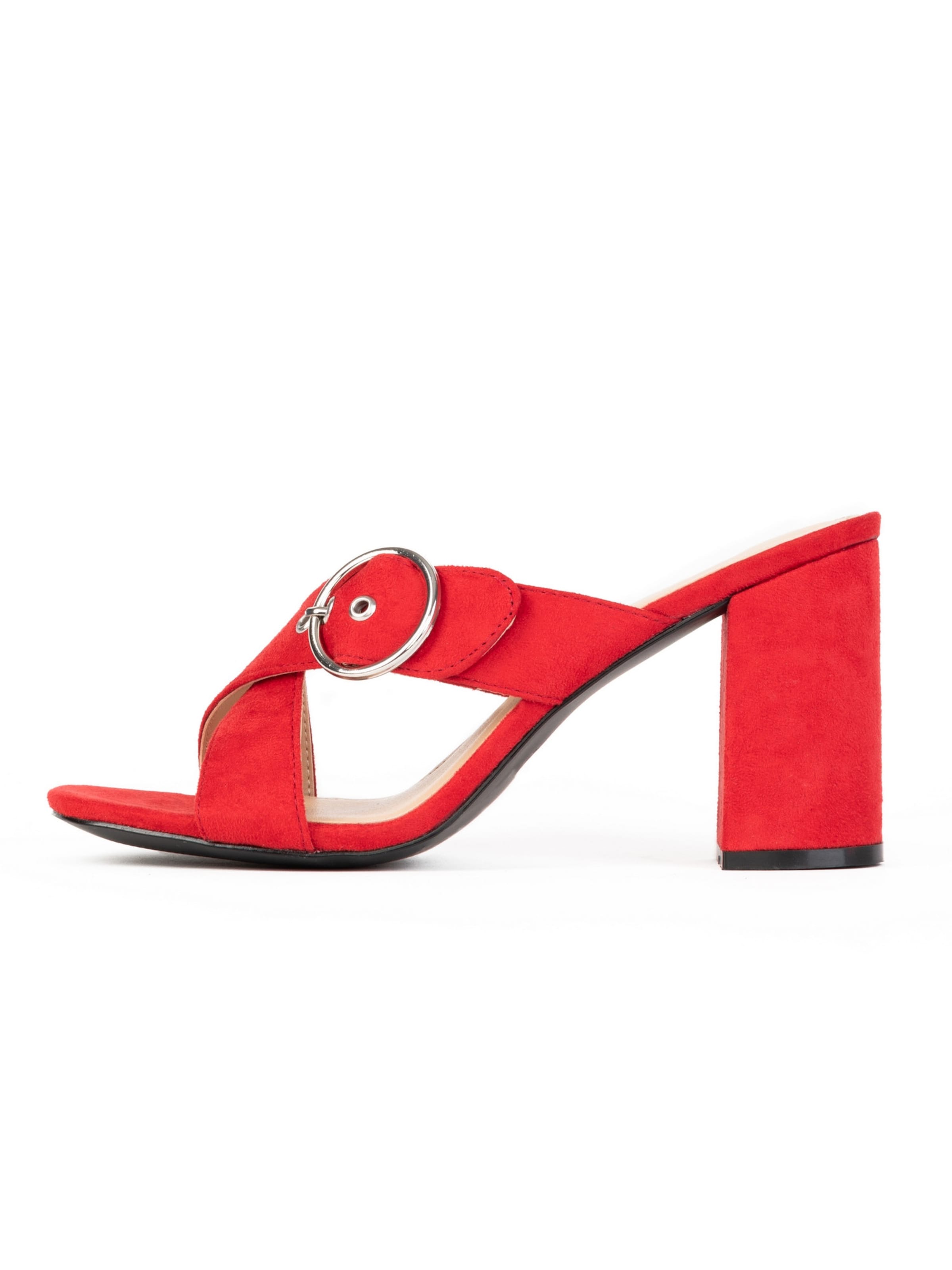 Zoccoletto 'Chene' di Celena in rosso: frontale