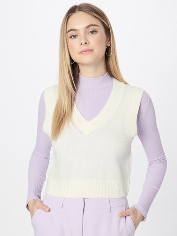 JDY Pullover 'LUCA' in Weiß: predná strana