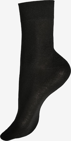 Hudson Socks in Black: front
