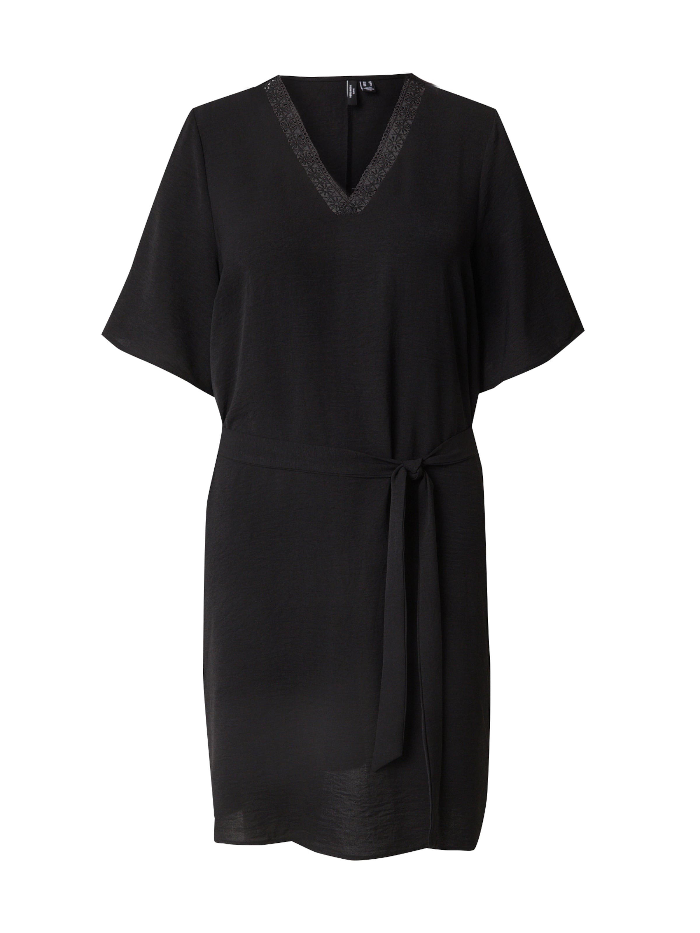 Robe 'VMCAlva' Vero Moda Curve en noir : devant