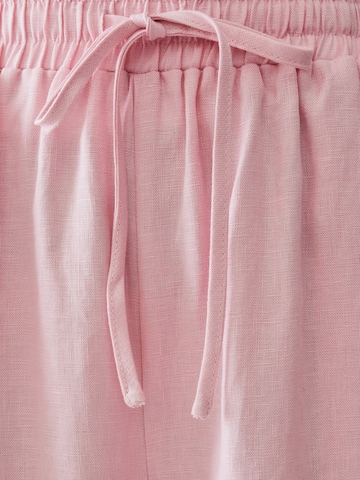 Calli Loosefit Παντελόνι σε ροζ