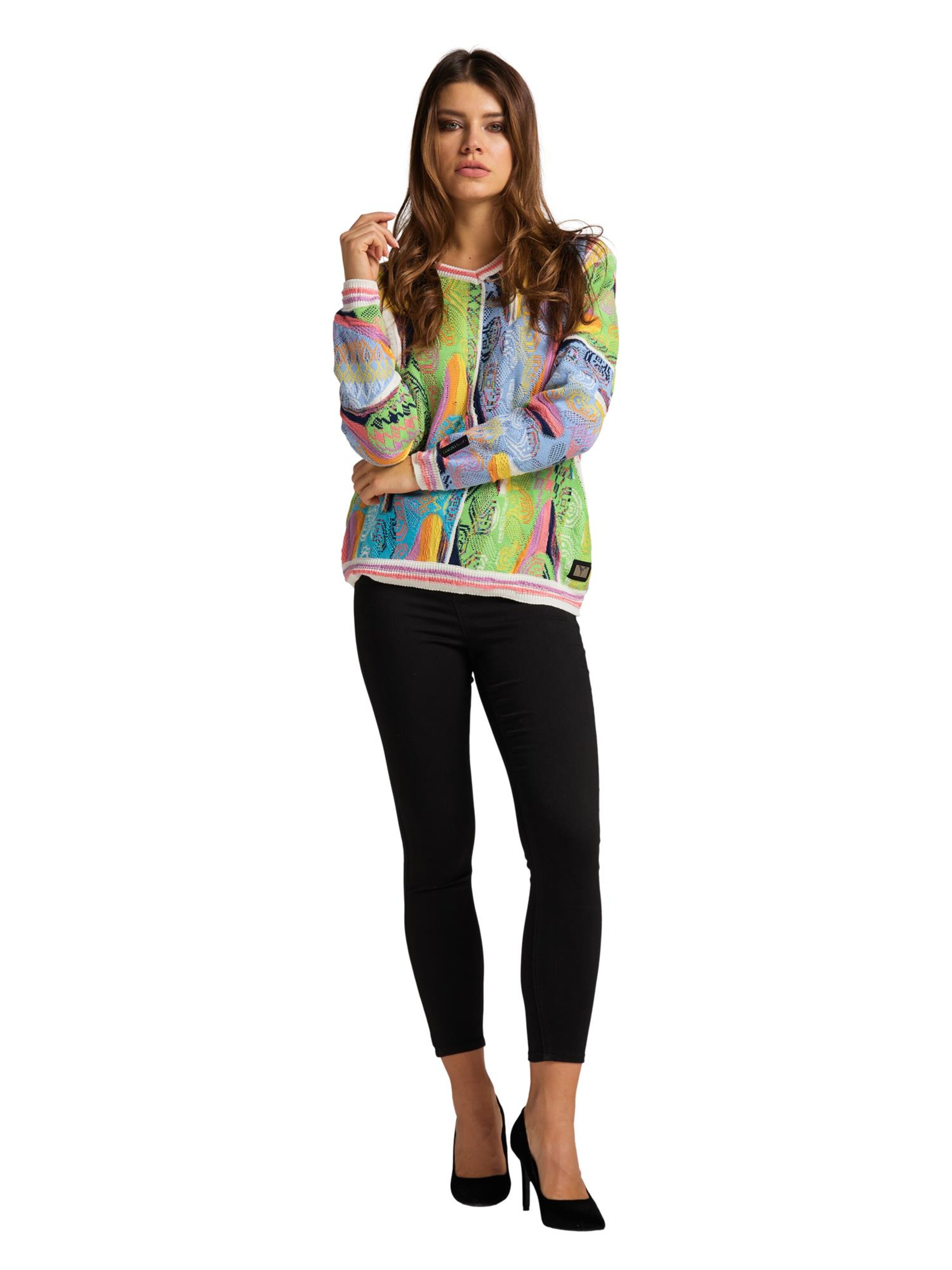 Pull-over 'Curtoni' Carlo Colucci en mélange de couleurs