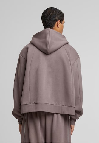 Karl Kani Zip-Up Hoodie in Brown