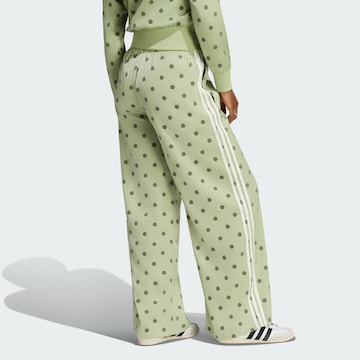 Wide Leg Pantalon ADIDAS ORIGINALS en vert