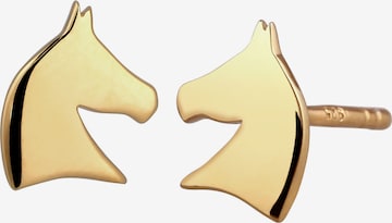 Boucles d'oreilles 'Horse' ELLI en or : devant