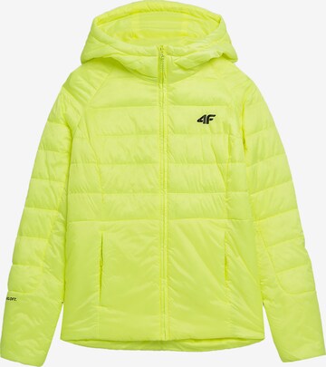 4F Outdoorjacke in Gelb: predná strana