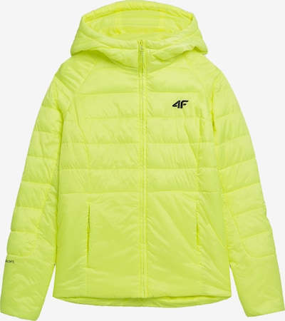 4F Zunanja jakna | limona / črna barva, Prikaz izdelka