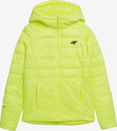 4F Veste outdoor en citron / noir, Vue avec produit